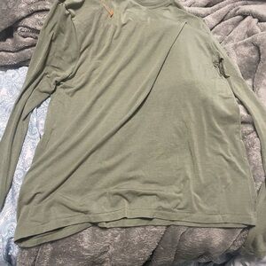 American Eagle Outfitters Soft & Sexy Olive Top